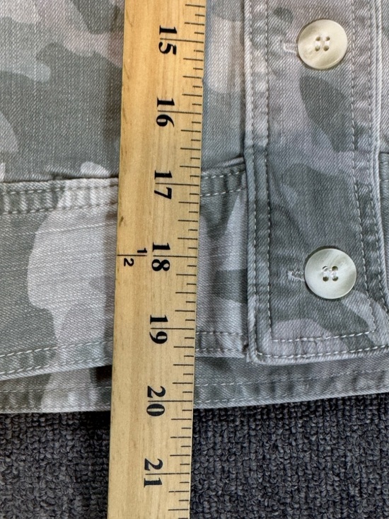 Dear John Light Gray Camouflage Utility Jacket Women’s Size Small NEW - Picture 9 of 14